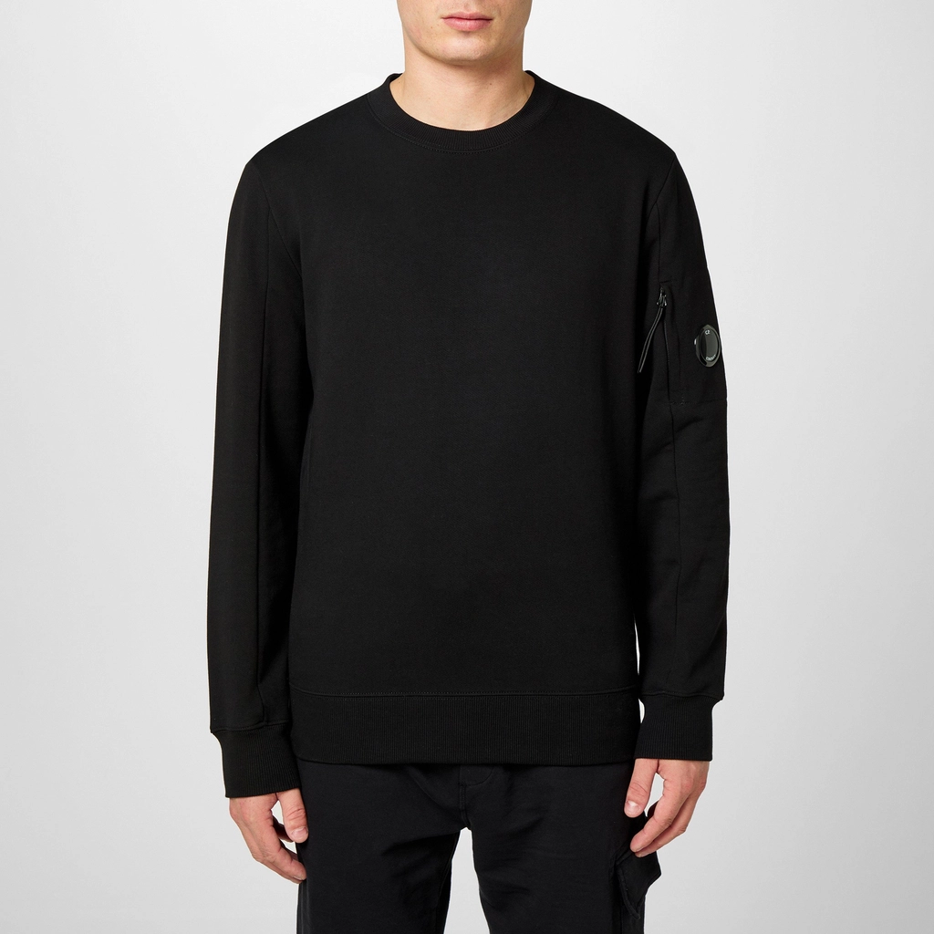 CP Company Heavyweight Lens Sweatshirt - Black 999
